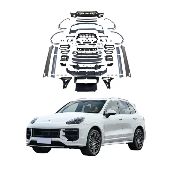 New Condition Turbo GT Front Bumper Kit for Porsche Cayenne 958.2 2015-2017 Upgrade 9YA Turbo Bumper for 958 Car Bodykit