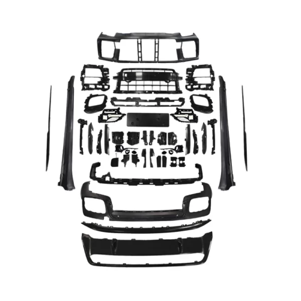 2024 Porsche  GTS Sport Design Body Kit New 976 SD Front and Rear Bumper with Fog Light Cutouts Automotive Grille - Image 2