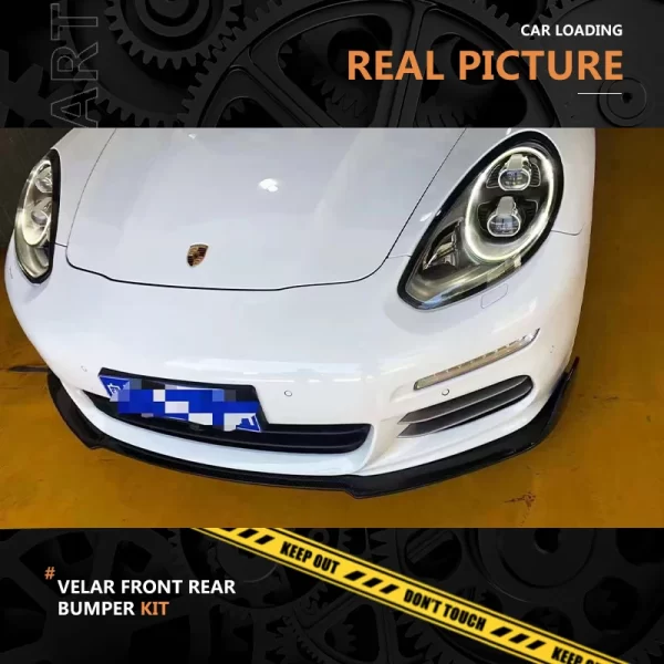 For Porsche 2014-1016 Panamera Car Modification Upgrade 970 Carbon Fiber Front Lip Rear Lip Bodykit Car Rear Bumper - Image 5