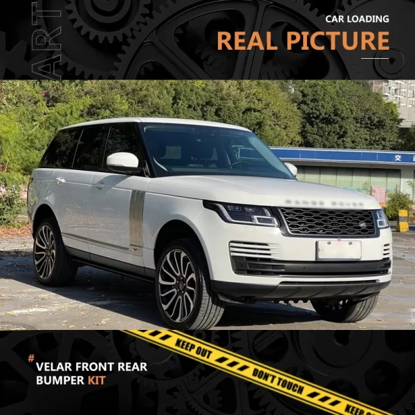 For Range Rover 2013-2017 LED Headlights Upgrade New Front Rear Bumpers Fog Light Compatible 2018-2022 Range Rover Executive - Image 3