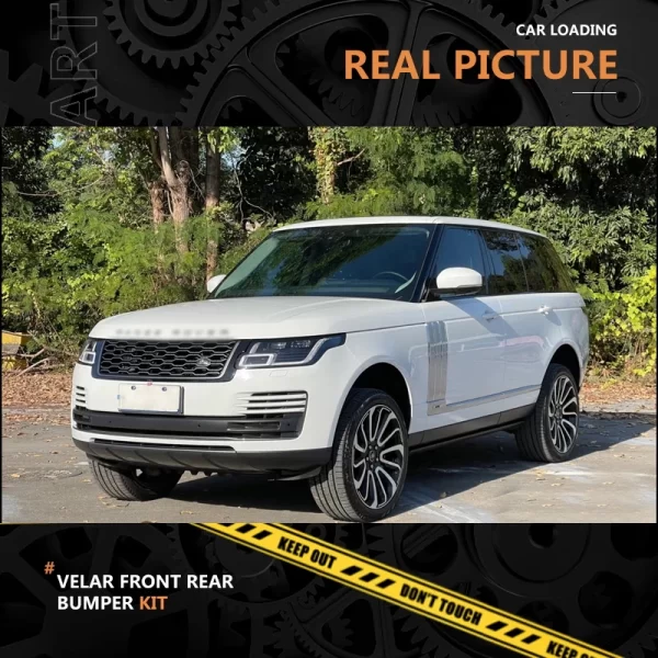 For Range Rover 2013-2017 LED Headlights Upgrade New Front Rear Bumpers Fog Light Compatible 2018-2022 Range Rover Executive - Image 4
