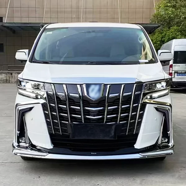 2018 for Toyota Alpha Car Modification Upgrade Bodykit with LED Headlights Bumper and Front & Rear Bars 2008-2014 Models - Image 3