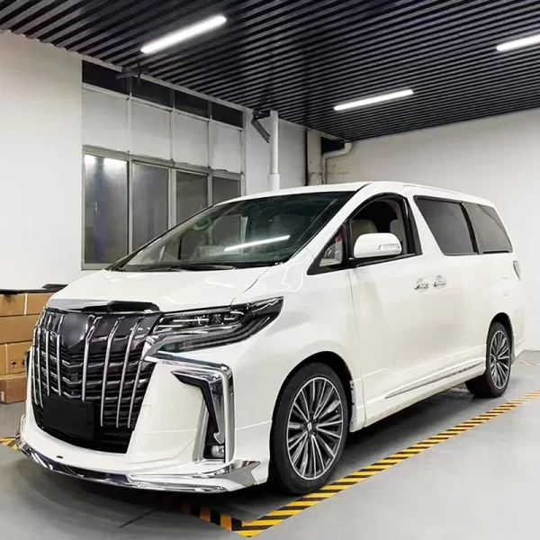 2018 for Toyota Alpha Car Modification Upgrade Bodykit with LED Headlights Bumper and Front & Rear Bars 2008-2014 Models - Image 5