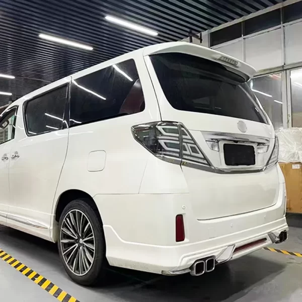 2018 for Toyota Alpha Car Modification Upgrade Bodykit with LED Headlights Bumper and Front & Rear Bars 2008-2014 Models - Image 6