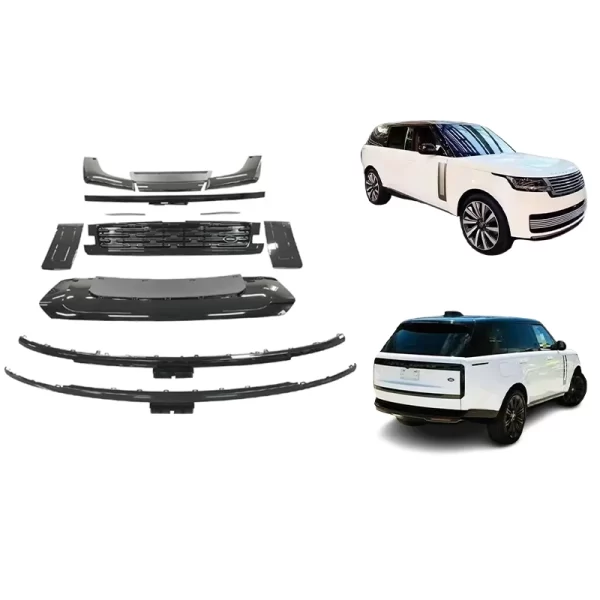2024 Land for Rover Range Rover Upgrade Kit Black Shine Bumper with High Configuration Front Lip Fender Air Outlet New Condition