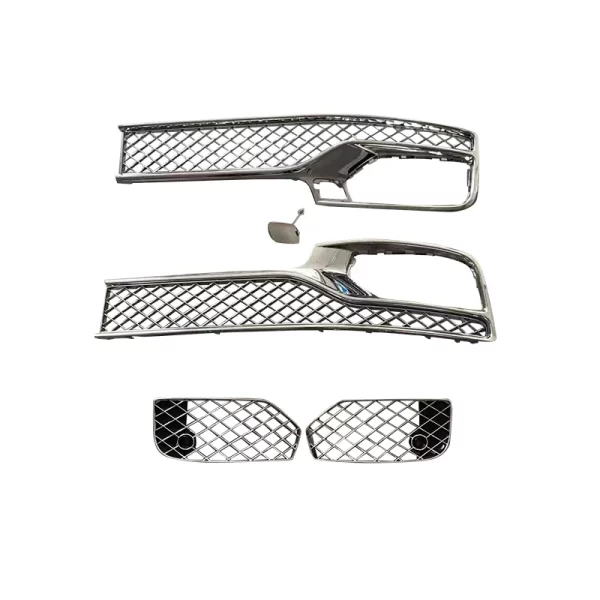 2020-2024 for Bentley Flying Spur Front Bumper Grille Car Body Kit with Fog Light Cut-Outs New Condition