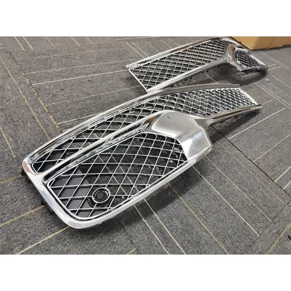 2020-2024 for Bentley Flying Spur Front Bumper Grille Car Body Kit with Fog Light Cut-Outs New Condition - Image 5