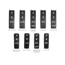 Suitable for Porsche Panamera Cayenne Macan Taycan Boxster 718 911 Remote Control Key case Rubber Key Pad Button Replacement