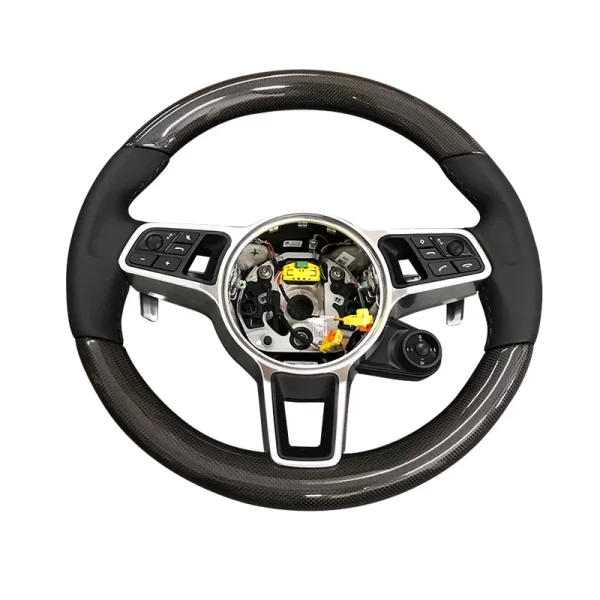 For Porsche Cayenne 2017-2023  9Y0 Panamera 971 Carbon Fiber Steering Wheel Upgrade New Condition Replacement Assembly