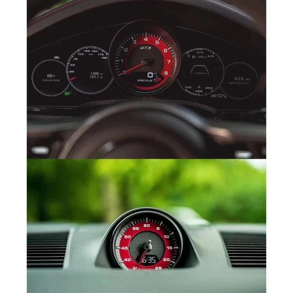 New Upgrade Stopwatch Instrument Clock for Porsche Cayenne Panamera 2017-2023 971 Color Change Condition New - Image 4