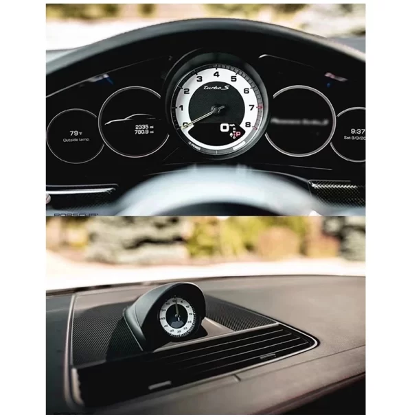 New Upgrade Stopwatch Instrument Clock for Porsche Cayenne Panamera 2017-2023 971 Color Change Condition New - Image 5