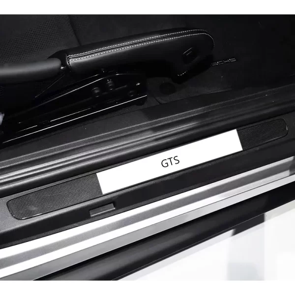 For Porsche 718 & 911 Carbon Fiber Upgrade Kit LED Illuminated Welcome Threshold Strip New Condition - Image 3