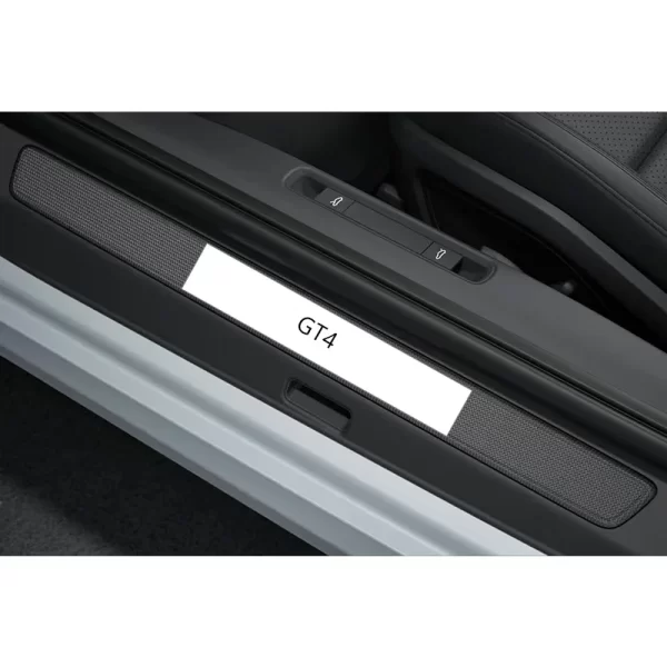 For Porsche 718 & 911 Carbon Fiber Upgrade Kit LED Illuminated Welcome Threshold Strip New Condition - Image 5