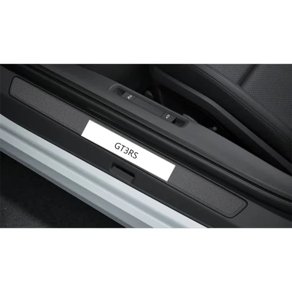 For Porsche 718 & 911 Carbon Fiber Upgrade Kit LED Illuminated Welcome Threshold Strip New Condition - Image 6