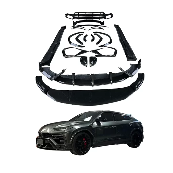 For Lamborghini Urus Car Modification Carbon Fiber Front Lip Body Kit Front Bumper Rear Spoiler for Car