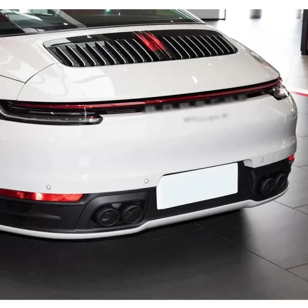 For Porsche 2020-2023 911 Carrera Car Modification Upgrade 992 4S Rear Bumper Exhaust Pipe 992 Sport Exhaust - Image 4