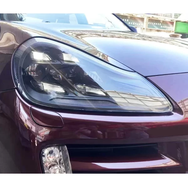 For Porsche Cayenne 2008-2010 Car Modification Car Lights LED Modified Headlight New Daytime Running Lights for 957 Model - Image 2