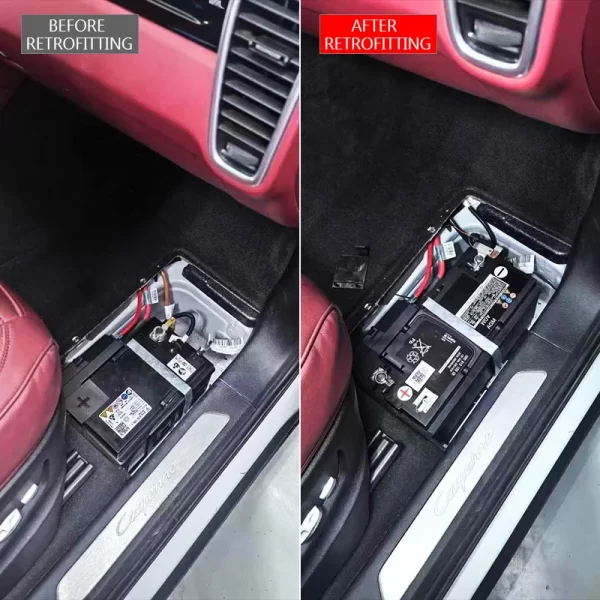 For Porsche Cayenne 2018-2023 Car Modification Lithium Battery Upgrade Lead Acid Battery Original Factory Solution - Image 2