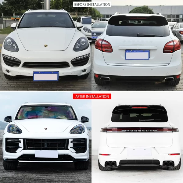 For Porsche Cayenne Bodykit Car 2011-2017 Upgrade Kit 2024 Body Kits for Cars Car Rear Bumper Led Headlight Tailgate Taillights - Image 2
