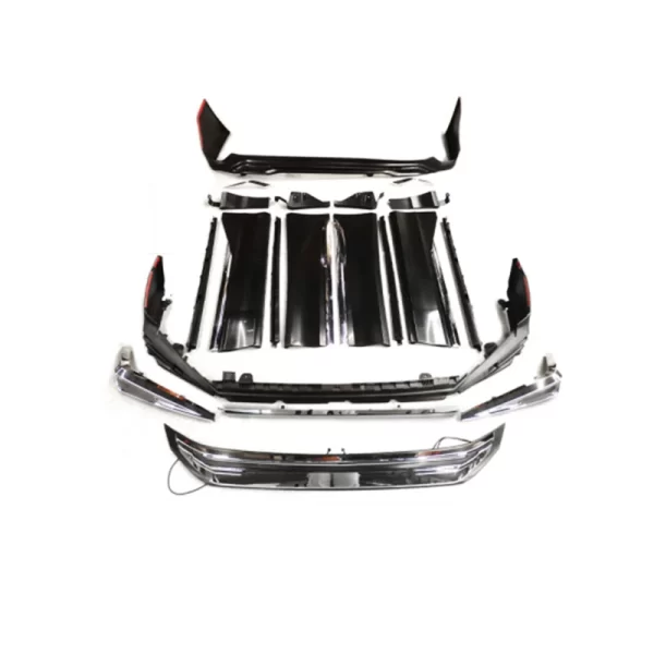 For Toyota Voxy 2022 Modification Front Lip Side Skirt Rear Lip Kit Low-End Upgrade High-End Body Surround New Condition Bumper