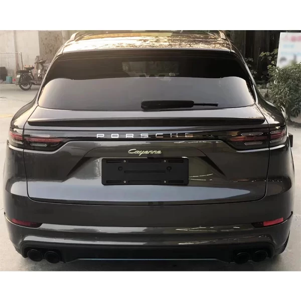For Porsche Cayenne 2018-2023 Car Modification Bodykit Car Carbon Fiber Tail Fixed Spoiler New Upgrade 9Y0 for Cayenne - Image 2