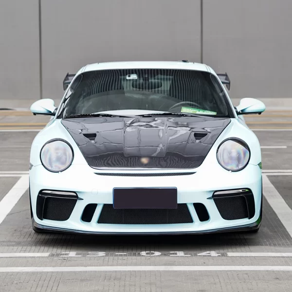 For Porsche 997 Upgrade Bodykit Car 991 GT3 Front Bumper with Surround Kit Equipped with Daytime Running Lights - Image 3