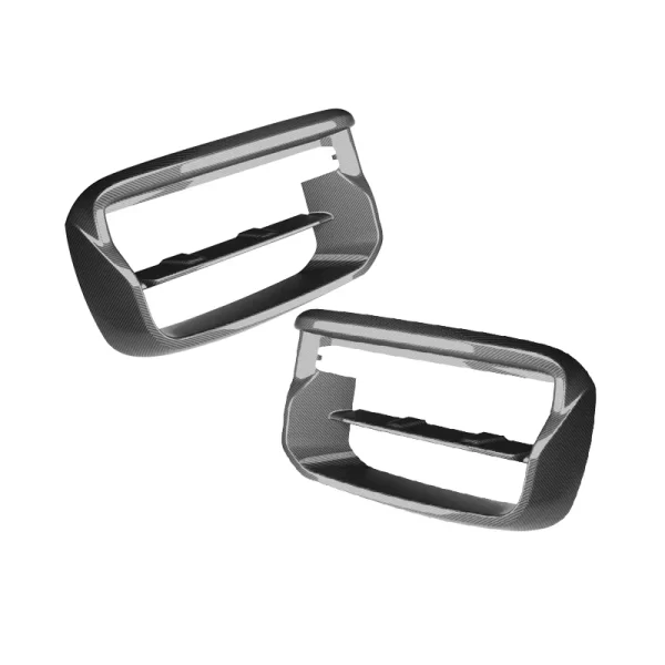 For Porsche Cayenne 2018-2023 Car Modification Turbo Carbon Fiber Grille Body Kits for Cars Front Bumper Daytime Running Lights - Image 3