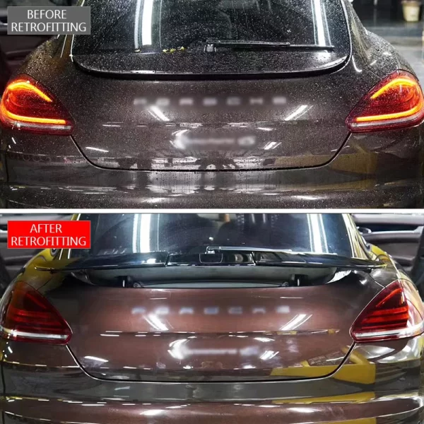 For Porsche Panamera 2009-2016 Car Modification Body Kit 970 Car Spoiler Electric Lift Spoiler for Car - Image 2