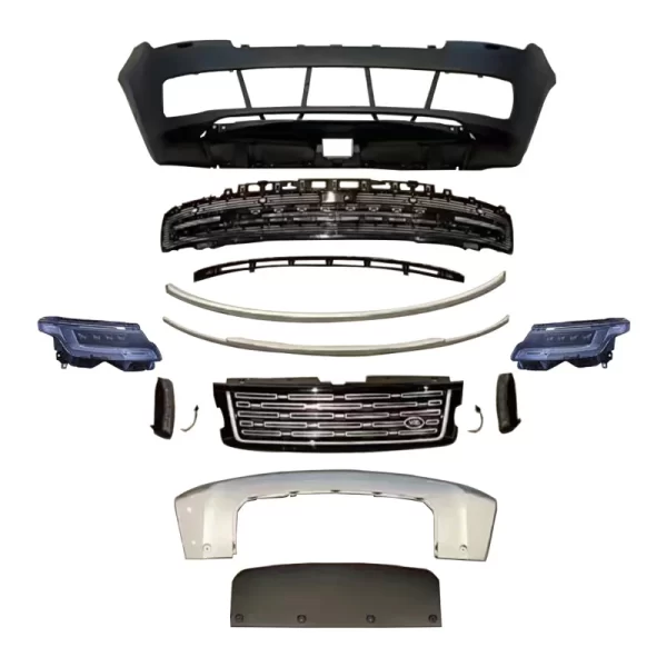 For Range Rover 2018-2022 Upgrade 2023 Range Rover Bodykit Car Modification Front Bumper Assembly Grille Grille
