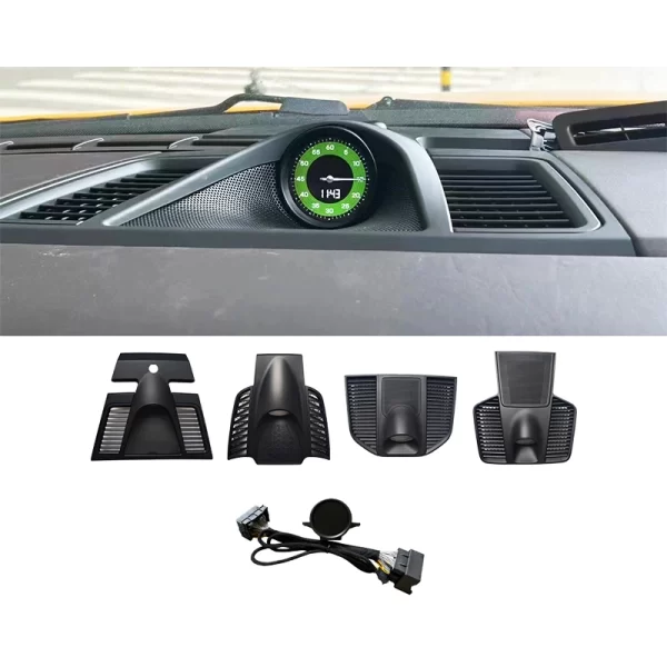 For Porsche Cayenne Panamera 970 Macan 95B Upgrade Kit Liquid Crystal Speedometer LCD Clock Stopwatch Car Modification