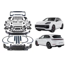For Porsche Cayenne 2024 Upgrades Bodykit Car Car Modification Turbo Package Front and Rear Bars Body Kits for Cars