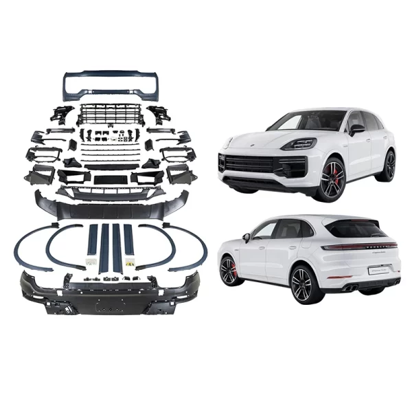 For Porsche Cayenne 2024 Upgrades Bodykit Car Car Modification Turbo Package Front and Rear Bars Body Kits for Cars