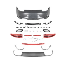 2012-2019 Porsche 911 991 Car Body Kit with Rear Bumper Upgrade and Taillights New Condition Includes Fog Light Cut-Outs