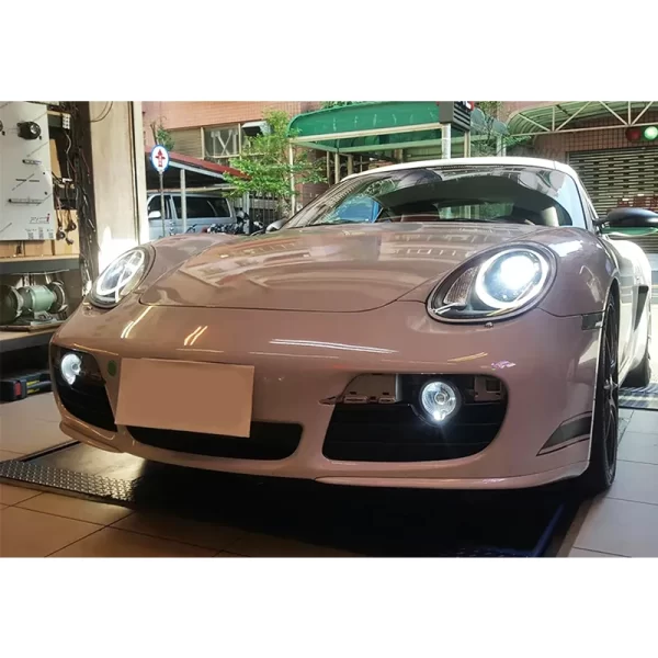For Porsche Cayman 2004-2008 Car Modification Car Lights LED Modified Headlight New Daytime Running Lights for 987 Model - Image 2
