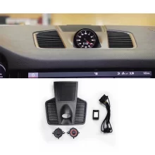 For Porsche Cayenne 2018-2023 Speedometer Clock Stopwatch Interior Modification Compass Central Console Modification