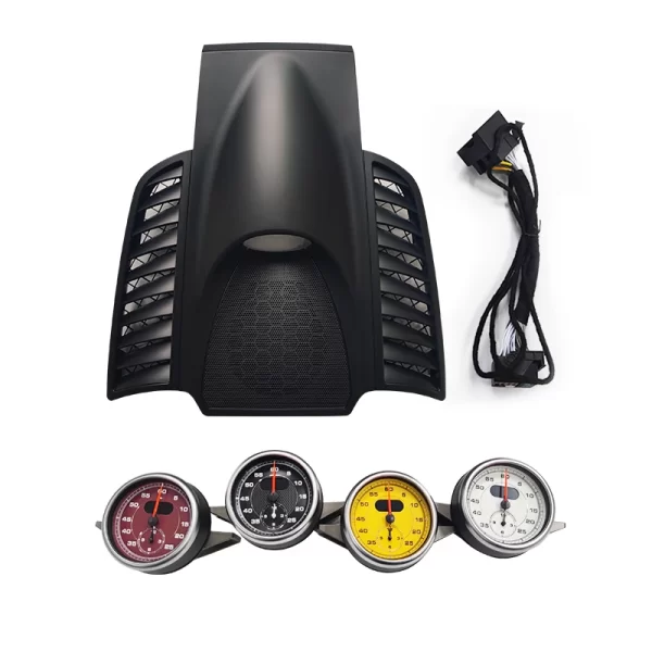 For Porsche Cayenne 2011-2017 Car Modification Upgrade Center Console Stopwatch Console Speedometer Upgrade Kit - Image 2