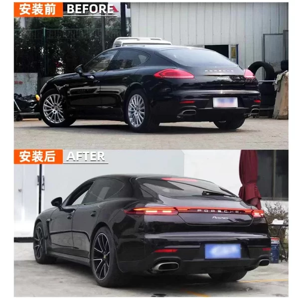 Continuous Taillight Upgrade with LED Lamp for 2010-2016 Porsche Panamera 970 New Brake Turn Signal Reverse Light at 12V Voltage - Image 5