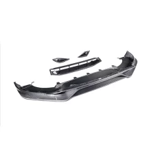 2018-2023 Porsche Cayenne Turbo Front Lip Body Spoiler Carbon Fiber TKT Front Bumper with Fog Light Cut-Outs New Condition