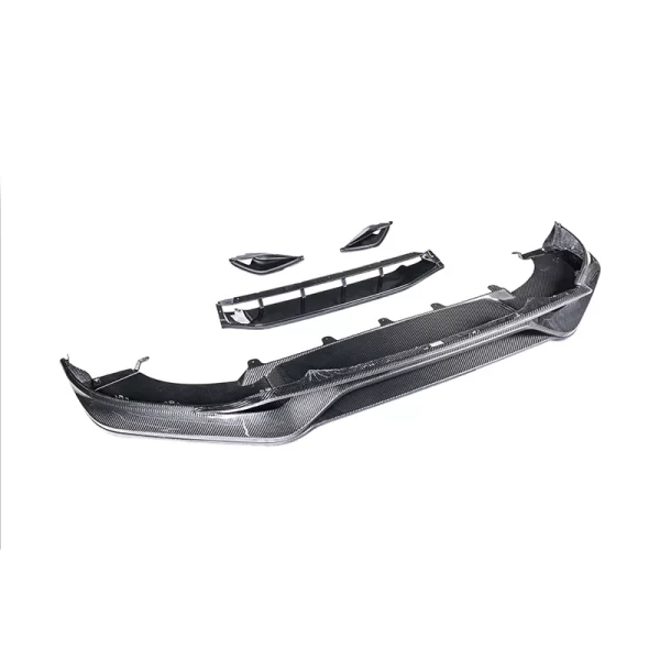 2018-2023 Porsche Cayenne Turbo Front Lip Body Spoiler Carbon Fiber TKT Front Bumper with Fog Light Cut-Outs New Condition