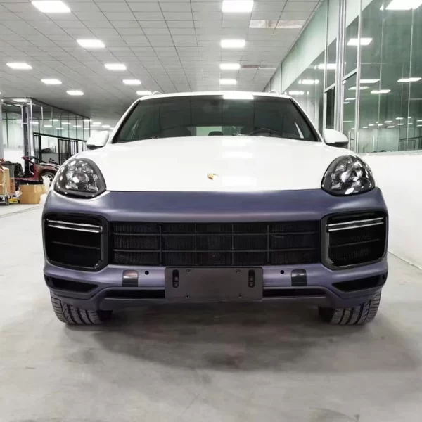 Turbo Front Bumper Body Kit for Porsche Cayenne 2015-2017 Techart Front Lip LED Headlights Upgrade 9Y0/9YA Fog Light New - Image 4