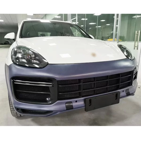 Turbo Front Bumper Body Kit for Porsche Cayenne 2015-2017 Techart Front Lip LED Headlights Upgrade 9Y0/9YA Fog Light New - Image 5