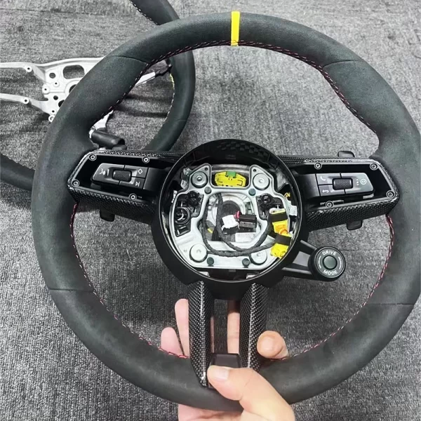Suitable for Porsche 2020-2024 911 Body Interior Upgrade GT Carbon Fiber Steering Wheel Cayenne Panamera 971.2 976 - Image 3