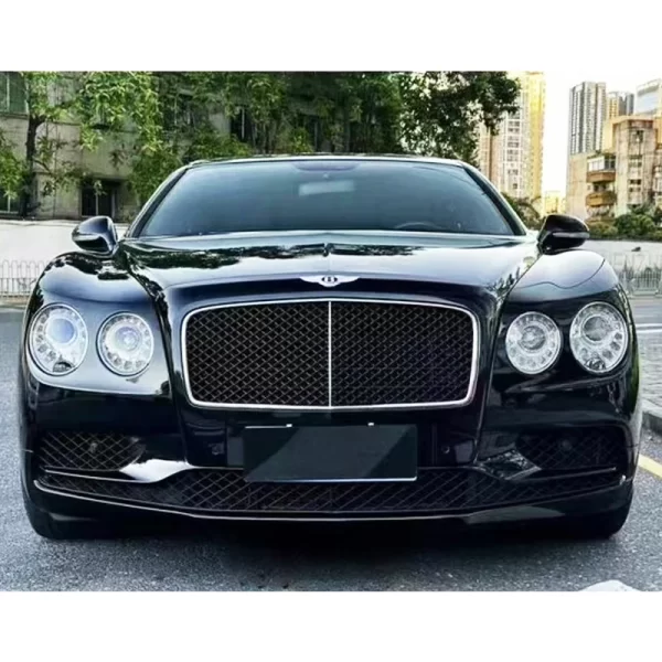 2010-2017 Bentley Flying Spur Upgrade Front and Rear Bumper with New Headlights and Fog Light Cut-Outs - Image 2