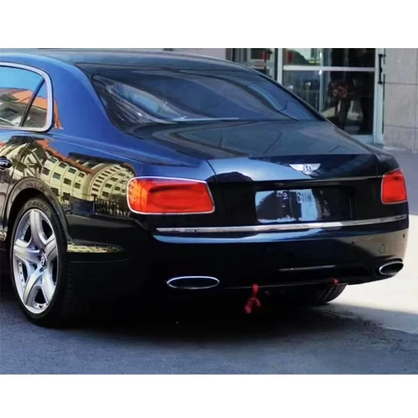 2010-2017 Bentley Flying Spur Upgrade Front and Rear Bumper with New Headlights and Fog Light Cut-Outs - Image 3