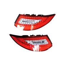 New Condition Red Lens LED Taillight for Porsche 997.2 Modified Tail Lamp with Running Lights Turn Signal Brake Reversing Light
