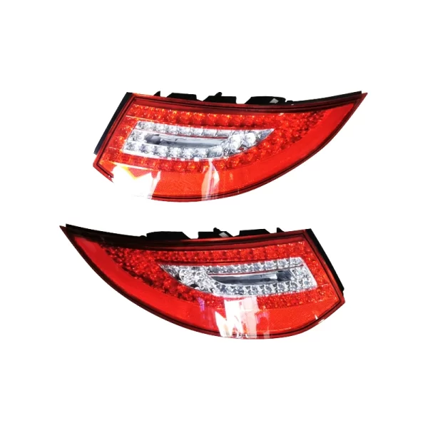 New Condition Red Lens LED Taillight for Porsche 997.2 Modified Tail Lamp with Running Lights Turn Signal Brake Reversing Light