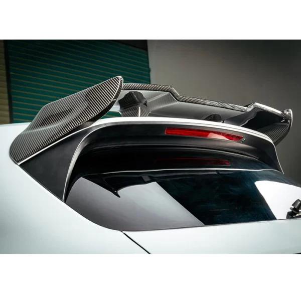 New Carbon Fiber Rear Wing Spoiler for Porsche Cayenne 2018-2024 Model 9Y0 & 9YA - Image 3