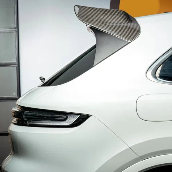 New Carbon Fiber Rear Wing Spoiler for Porsche Cayenne 2018-2024 Model 9Y0 & 9YA - Image 4