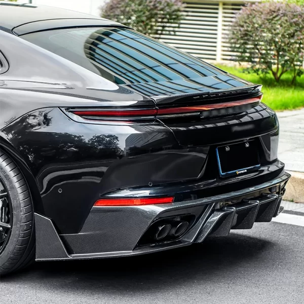 Suitable for Porsche 2024-2025 Panamera 976 Carbon Fiber Body Kit Carbon Fiber Front Lips and Rear Lips front spoiler for car - Image 4