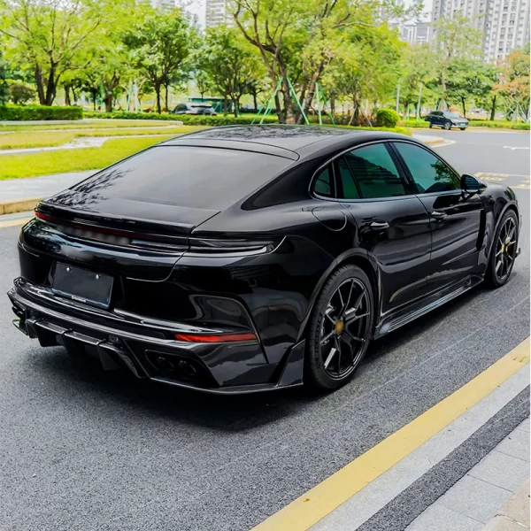 Suitable for Porsche 2024-2025 Panamera 976 Carbon Fiber Body Kit Carbon Fiber Front Lips and Rear Lips front spoiler for car - Image 5